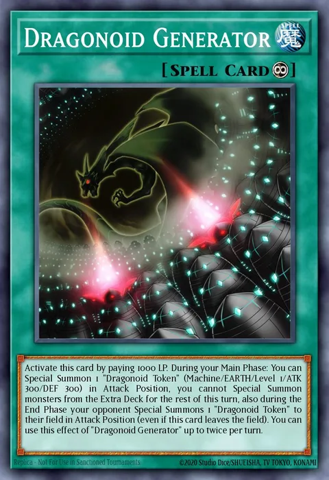 Dragonoid Generator trading card