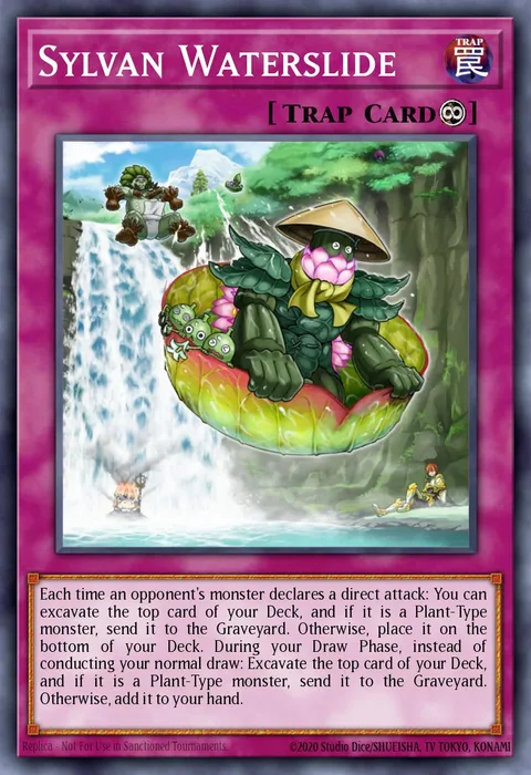 Sylvan Waterslide trading card