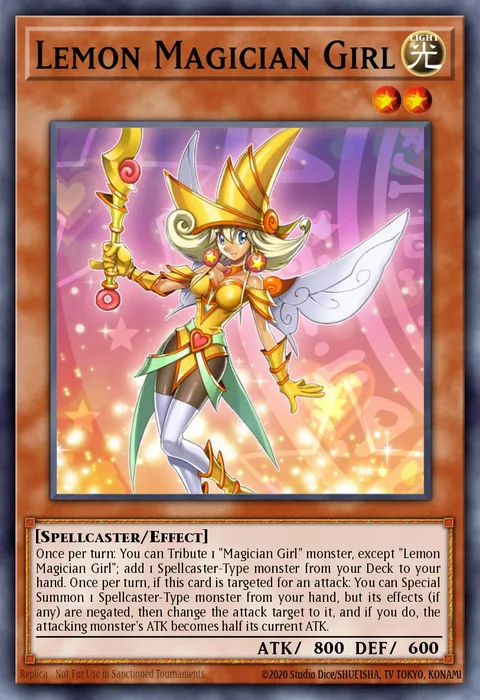 Lemon Magician Girl trading card
