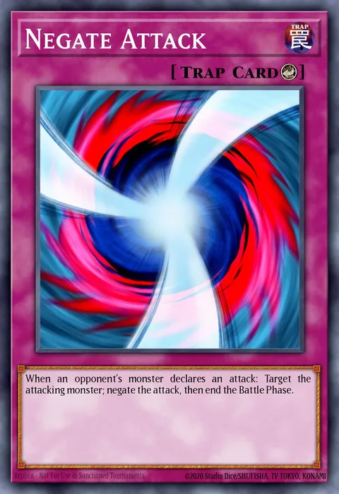 Negate Attack trading card