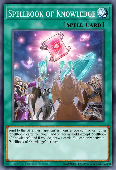 Spellbook of Knowledge trading card