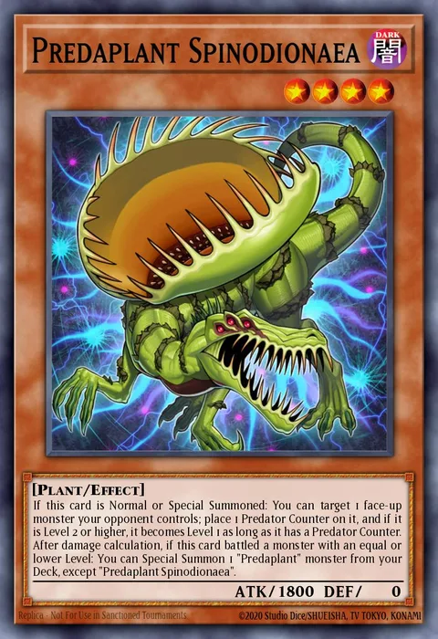 Predaplant Spinodionaea trading card