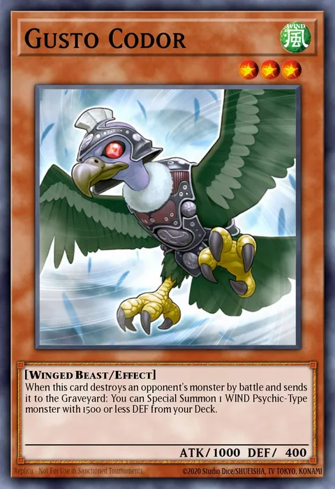 Gusto Codor trading card
