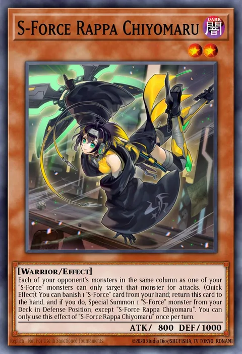S-Force Rappa Chiyomaru trading card