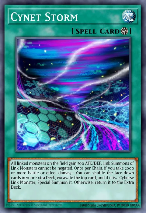 Cynet Storm trading card
