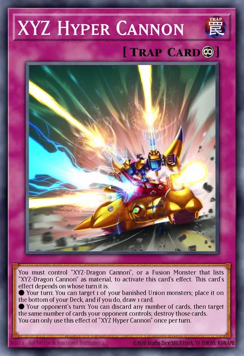 XYZ Hyper Cannon trading card