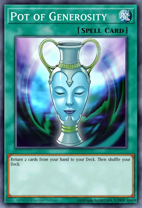 Pot of Generosity trading card