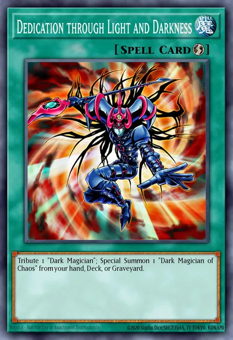 Dedication through Light and Darkness trading card