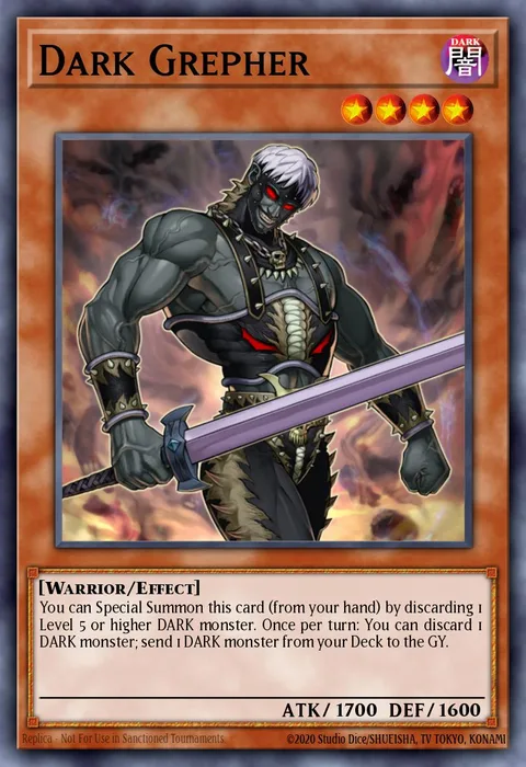 Dark Grepher trading card