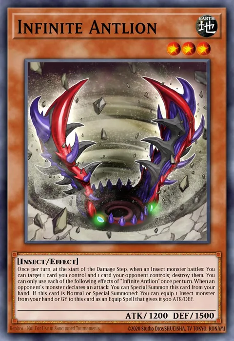 Infinite Antlion trading card