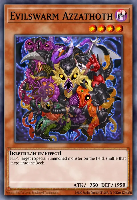 Evilswarm Azzathoth trading card