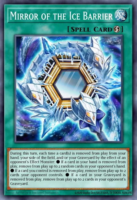Mirror of the Ice Barrier trading card