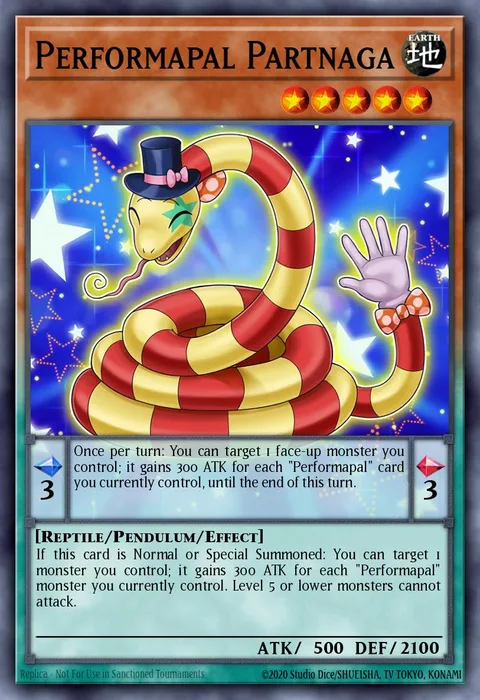 Performapal Partnaga trading card