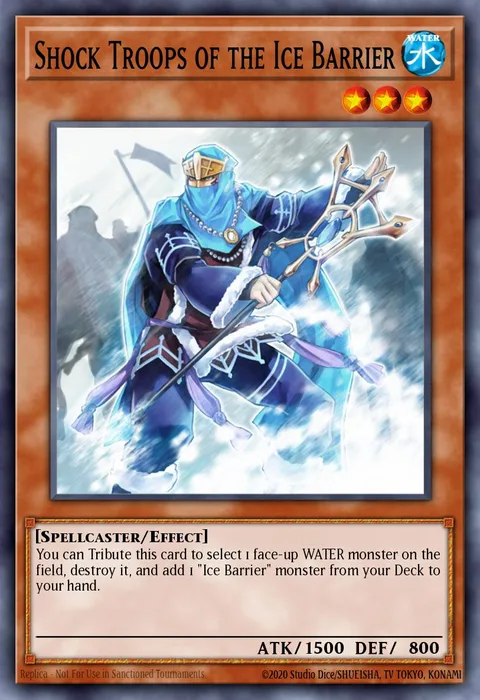 Shock Troops of the Ice Barrier trading card