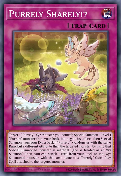 Purrely Sharely!? trading card