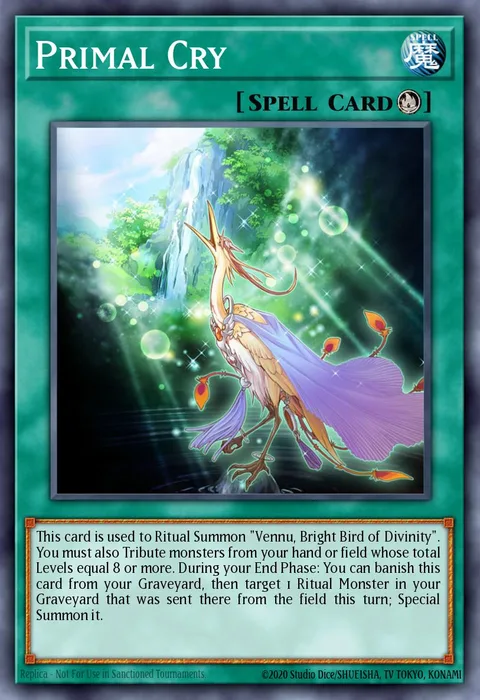 Primal Cry trading card
