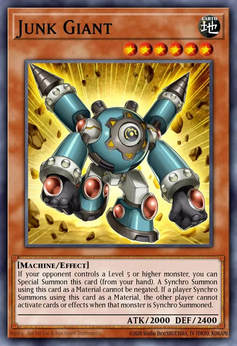 Junk Giant trading card