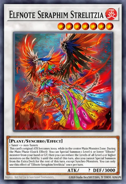 Elfnote Seraphim Strelitzia trading card