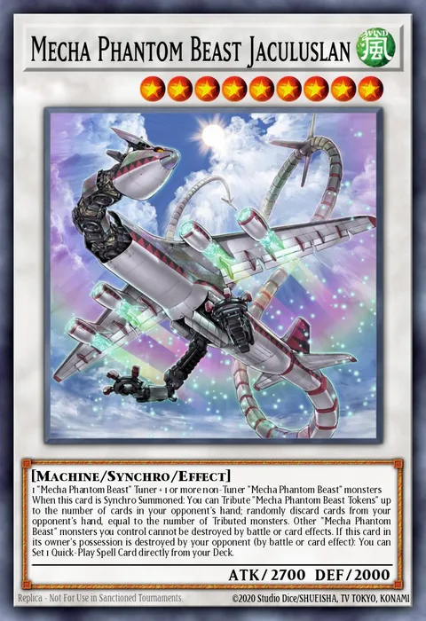 Mecha Phantom Beast Jaculuslan trading card
