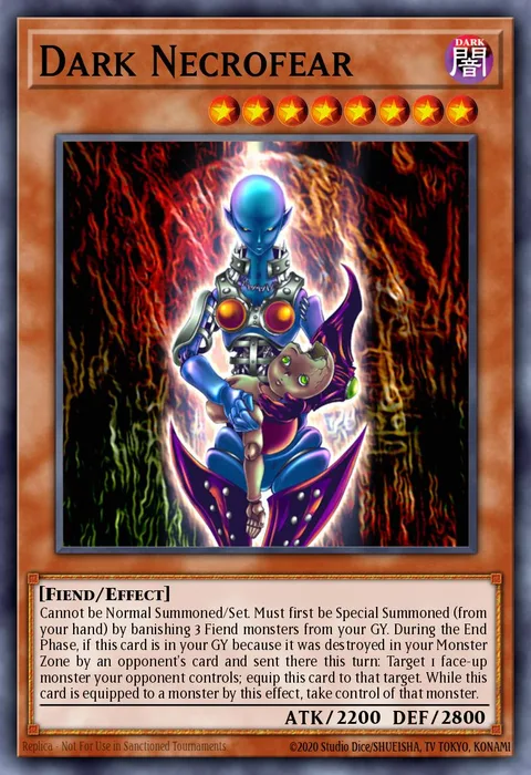 Dark Necrofear trading card