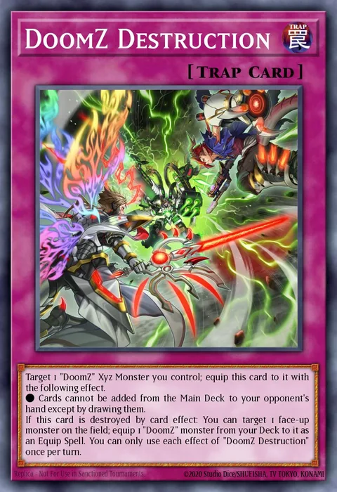DoomZ Destruction trading card