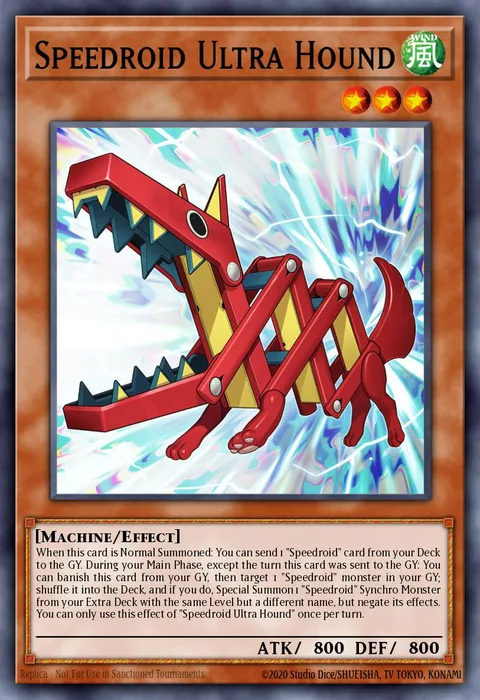 Speedroid Ultra Hound trading card