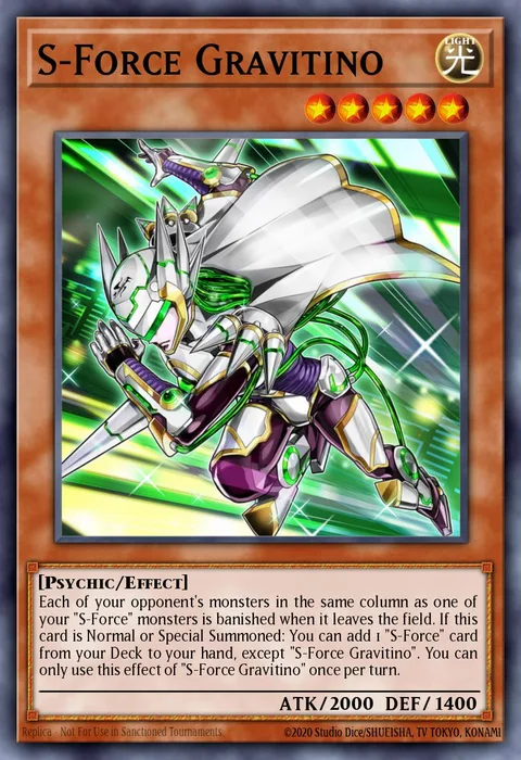 S-Force Gravitino trading card