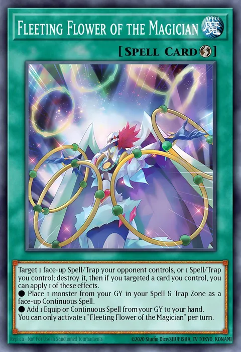 Fleeting Flower of the Magician trading card