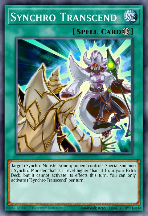 Synchro Transcend trading card
