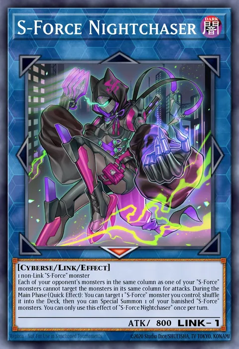 S-Force Nightchaser trading card