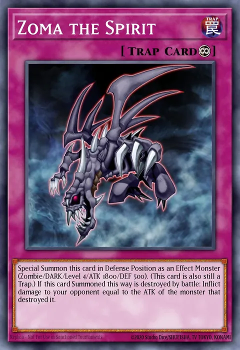 Zoma the Spirit trading card