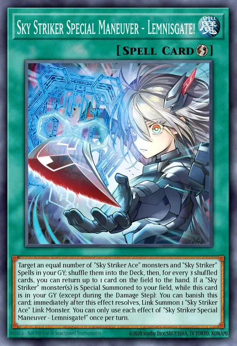Sky Striker Special Maneuver - Lemnisgate! trading card