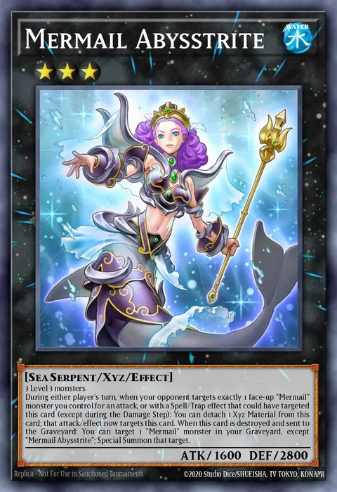 Mermail Abysstrite trading card