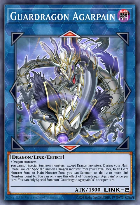 Guardragon Agarpain trading card