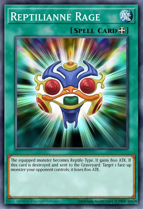 Reptilianne Rage trading card