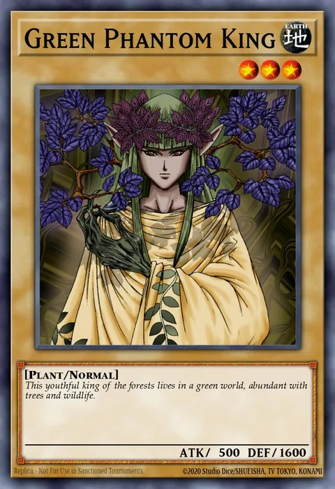 Green Phantom King trading card