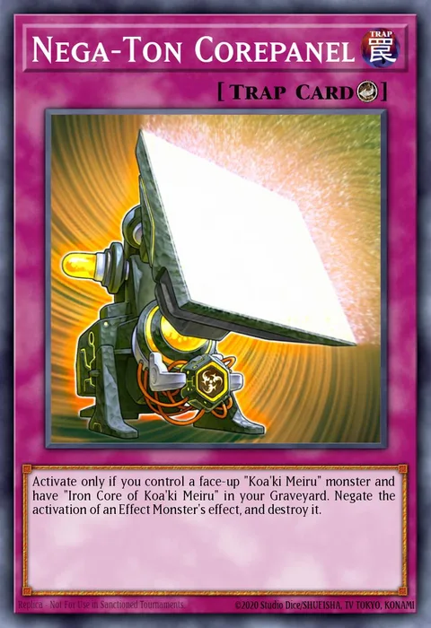 Nega-Ton Corepanel trading card