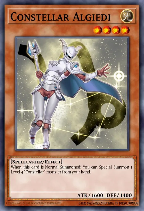 Constellar Algiedi trading card