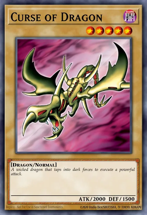 Curse of Dragon trading card
