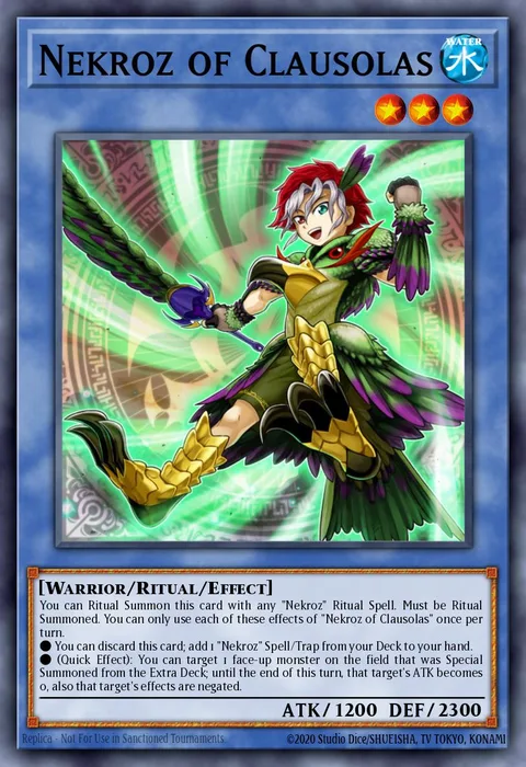 Nekroz of Clausolas trading card