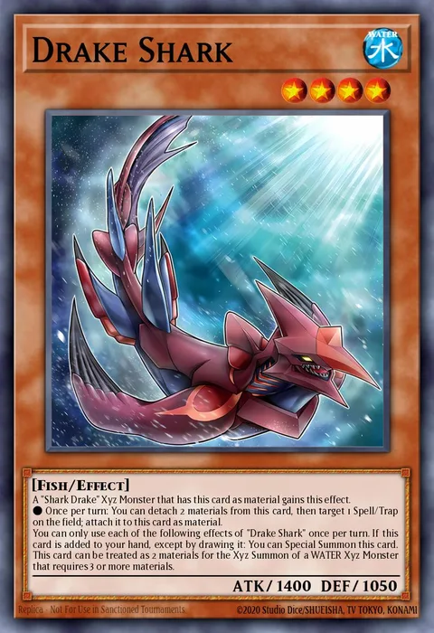 Drake Shark trading card