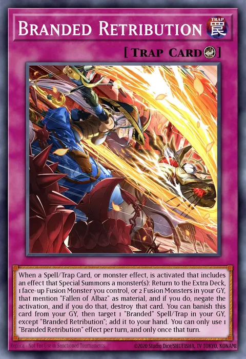 Branded Retribution trading card
