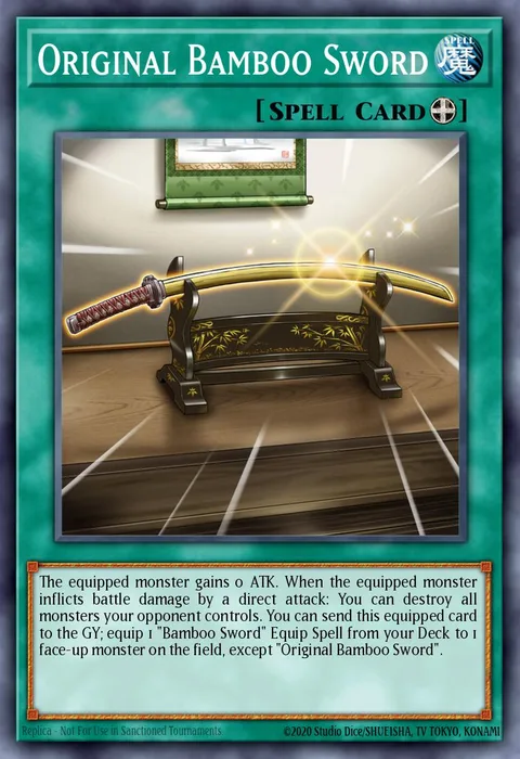 Original Bamboo Sword trading card