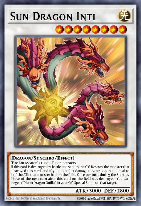 Sun Dragon Inti trading card