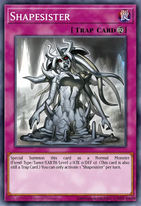 Shapesister trading card