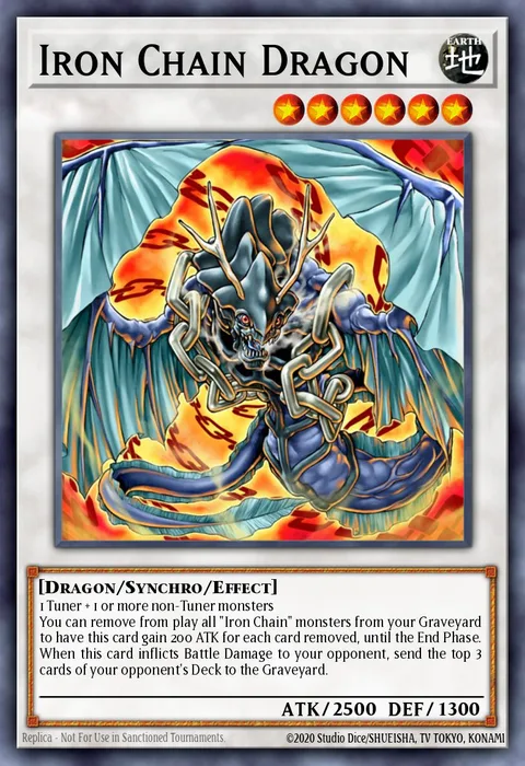 Iron Chain Dragon trading card