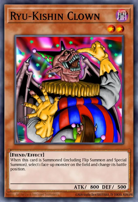 Ryu-Kishin Clown trading card