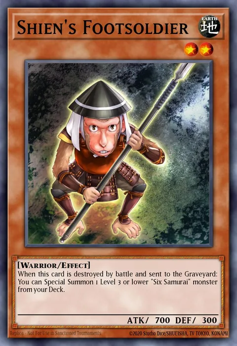 Shien's Footsoldier trading card
