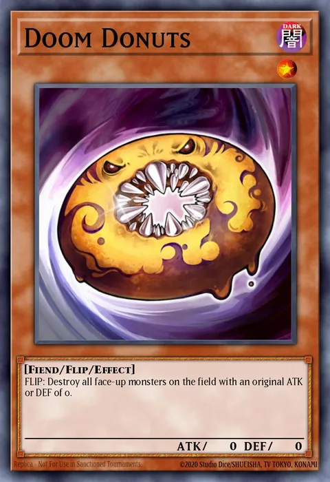 Doom Donuts trading card
