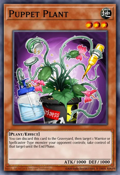 Puppet Plant trading card